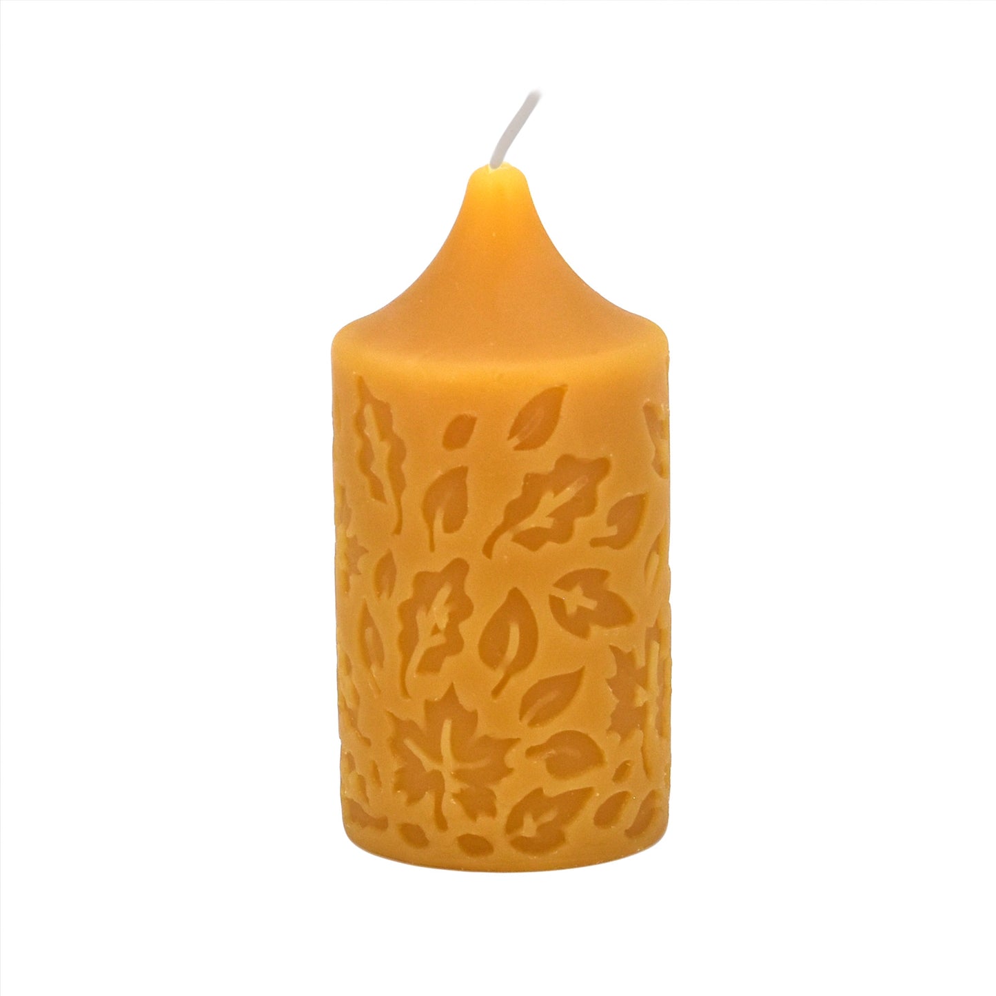 Natural Beeswax Leaf Pillar