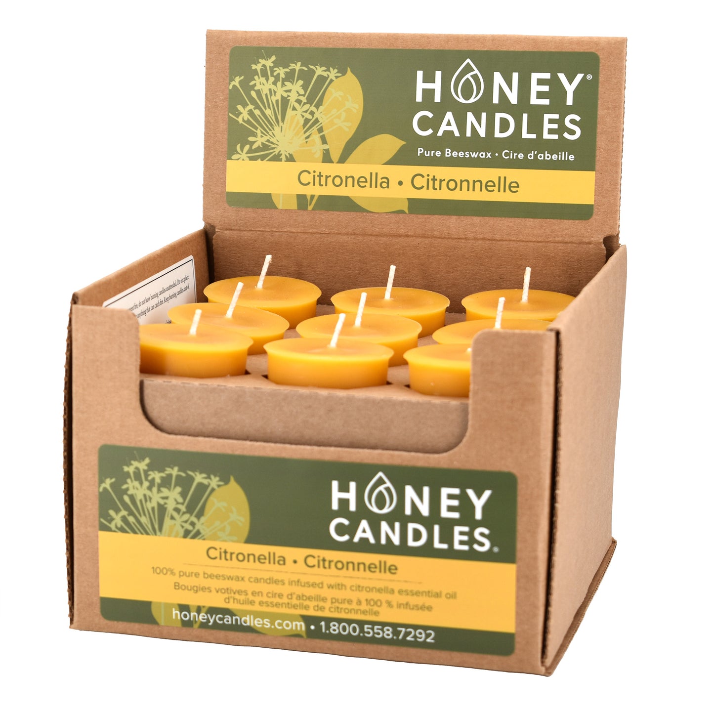 Citronella Beeswax Votive Candle