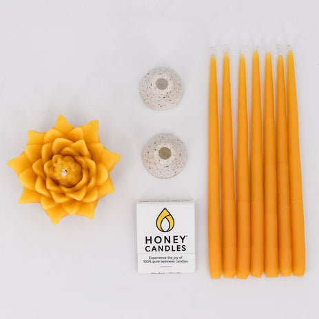 Canadian Handcrafted x Honey Candles Meditation Set