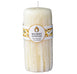 Pearl Beeswax Heritage Drip Pillar Candle