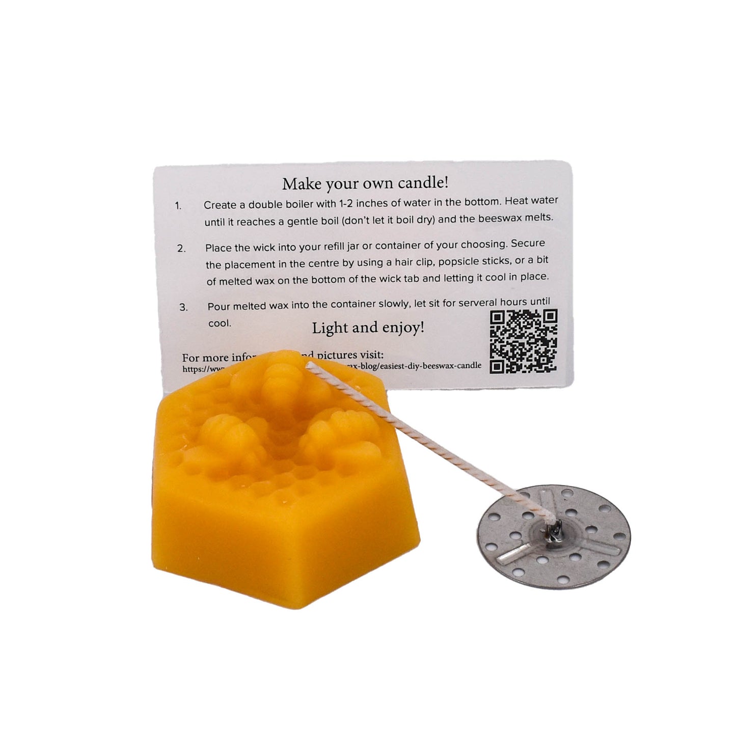 DIY Beeswax Candle Refill Kit