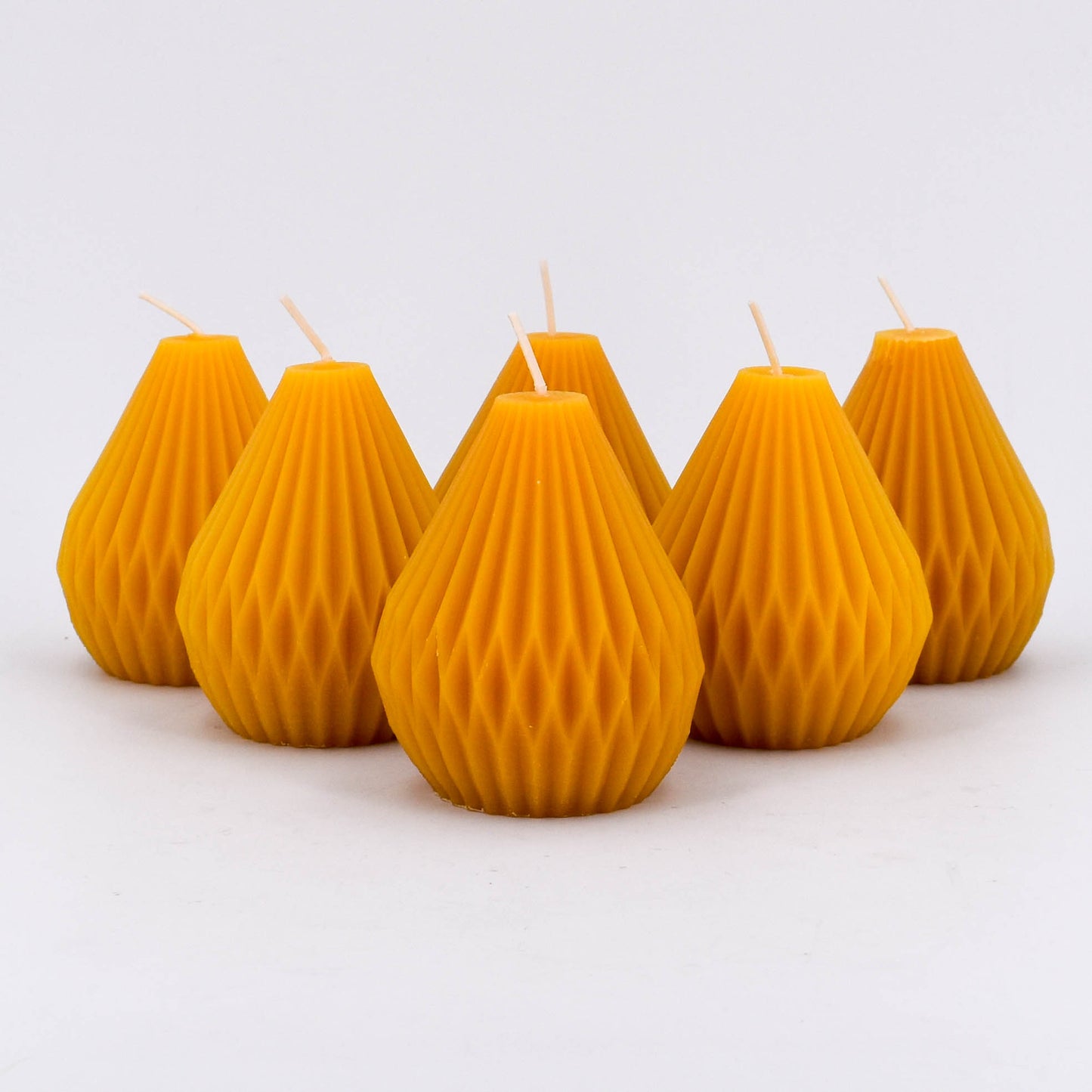 Natural Beeswax Raindrop Candle