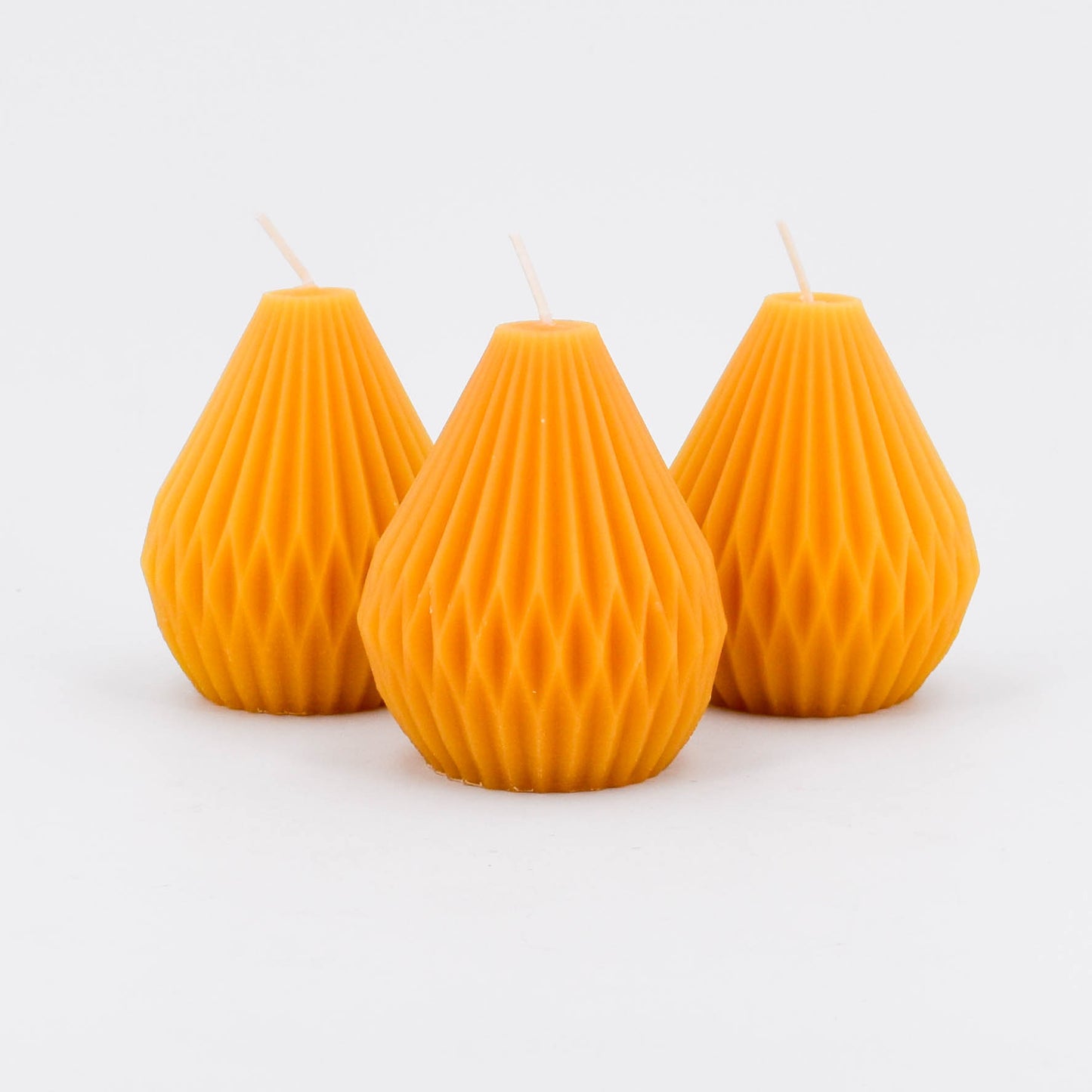 Natural Beeswax Raindrop Candle