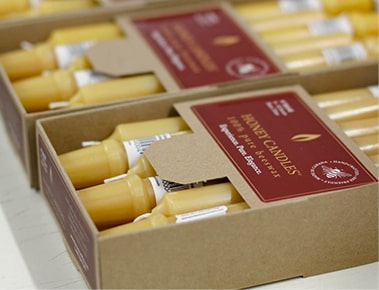 Offer Honey Candles to your customers.
