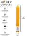 6 Inch Natural Beeswax Tube Candle