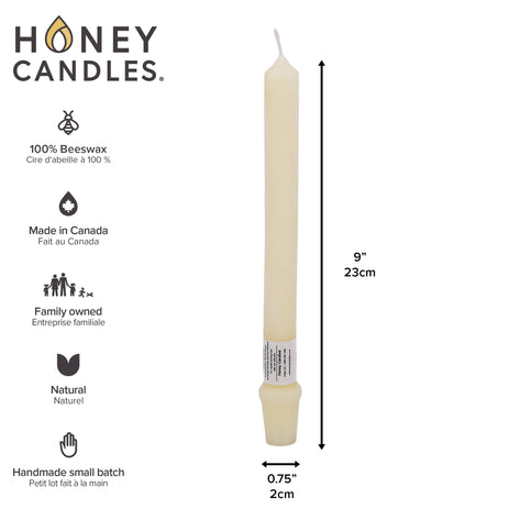 Pearl Beeswax Advent Candle