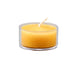 Natural Beeswax Tealight Candle - Clear Cup