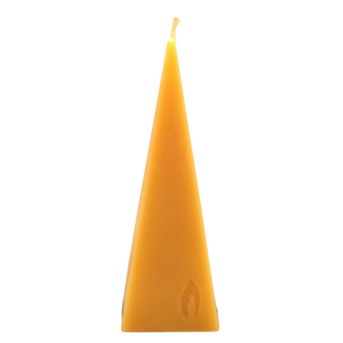 Natural Beeswax Pyramid Candle