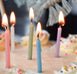 Beeswax Birthday Candles - Pastel