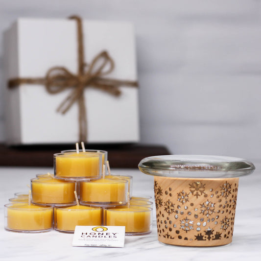 The Purist - 100% Organic Beeswax Tea Lights