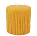 3 Wick Natural Beeswax Heritage Drip Pillar Candle