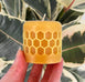 Natural Beeswax Lattice Pillar