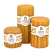 Natural Beeswax Heritage Drip Pillar Candle