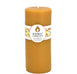 Round Natural Beeswax Pillar Candle
