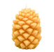 Natural Beeswax Ponderosa Pine Cone Candle