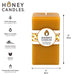 Square Natural Beeswax Pillar Candle