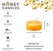 Natural Beeswax Tealight Candle - Refill