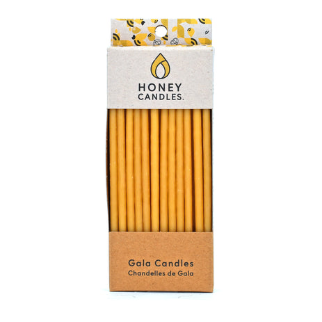 Beeswax Gala Candles - Natural