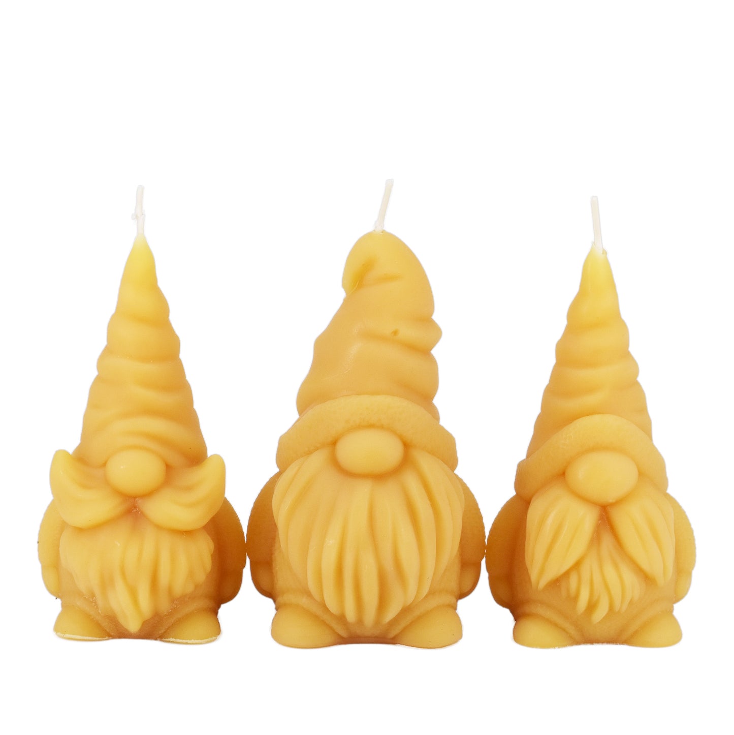 "Wilter" Natural Beeswax Gnome Candle