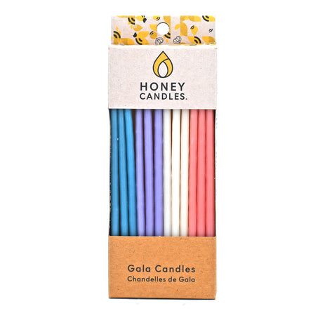 Beeswax Gala Candles - Pastel