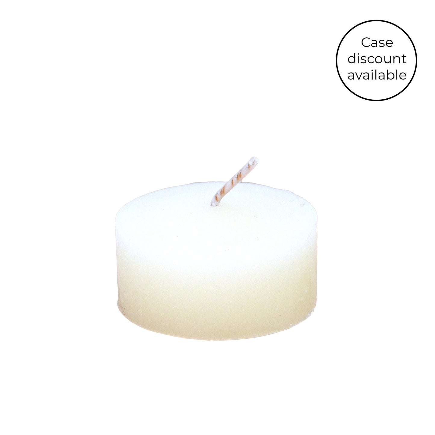 Pearl Beeswax Tealight Candle - Refill