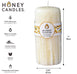 Pearl Beeswax Heritage Drip Pillar Candle