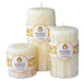 Pearl Beeswax Heritage Drip Pillar Candle