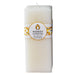 Square Pearl Beeswax Pillar Candle