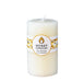 Round Pearl Beeswax Pillar Candle