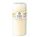 Round Pearl Beeswax Pillar Candle