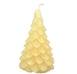 Pearl Beeswax Yule Tree Candle