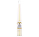 Pair of 12 Inch Pearl Beeswax Taper Candles