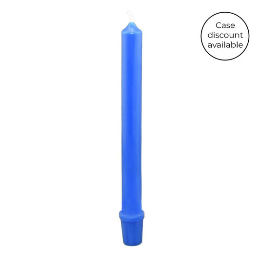 Blue Beeswax Advent Candle