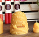 Large Natural Beeswax Skep Candle