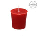 Red Beeswax Votive Candle