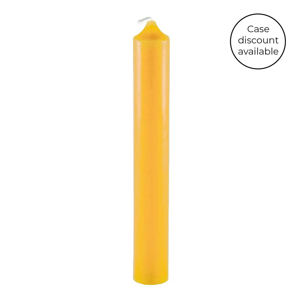6 Inch Natural Beeswax Tube Candle