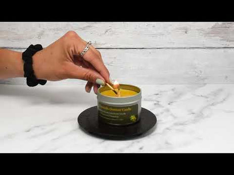 Natural Beeswax Candle Tin