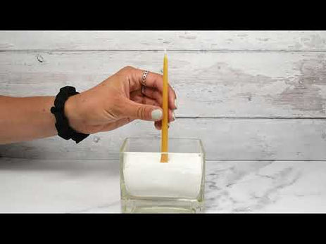 Beeswax Hanukkah Candles - Natural