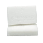 one pound block, of natural white, capping beeswax.